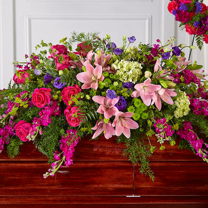 Radiant Tribute Casket Spray –  Netcong Village Florist, Netcong NJ