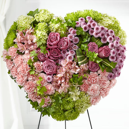 Heartwarming Standing Heart –  Netcong Village Florist, Netcong NJ