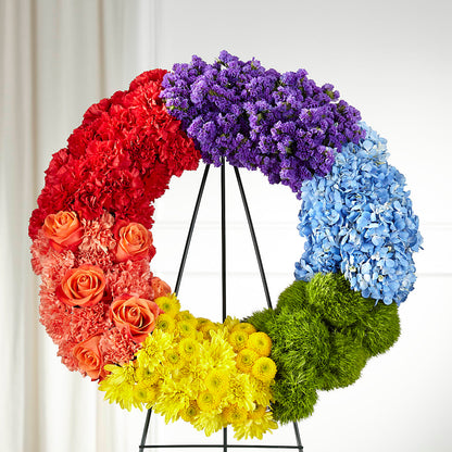 Circle of Love Wreath –  Netcong Village Florist, Netcong NJ