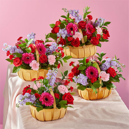 Pink Picnic Basket –  Netcong Village Florist, Netcong NJ