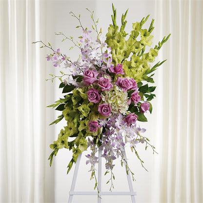 Lasting Legacy Standing Spray –  Netcong Village Florist, Netcong NJ
