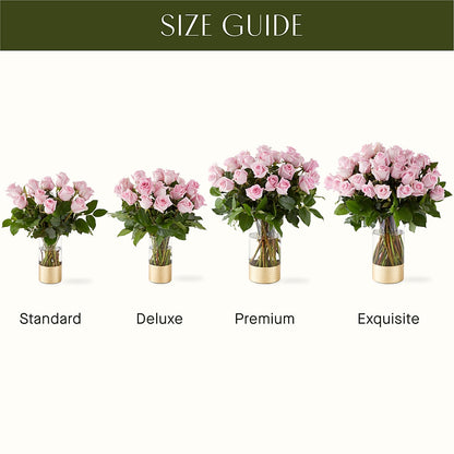 Picture Perfect Pink Rose Bouquet –  Netcong Village Florist, Netcong NJ