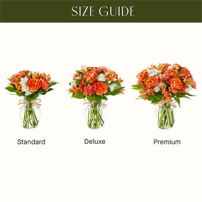 Apricot Glow Bouquet –  Netcong Village Florist, Netcong NJ
