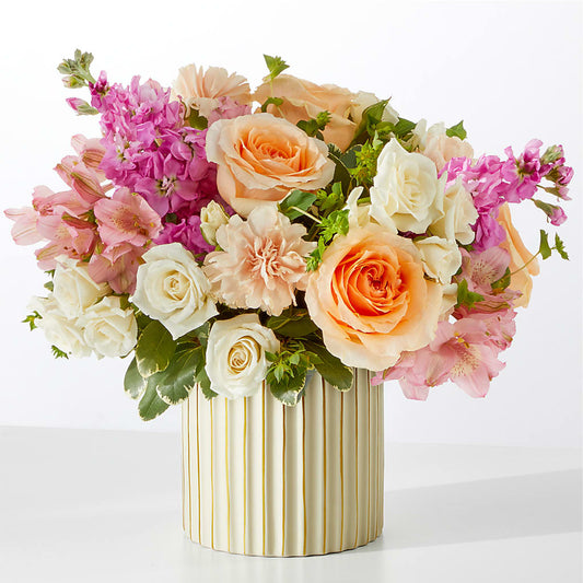 Paradise Bouquet with Ivory Vase –  Netcong Village Florist, Netcong NJ