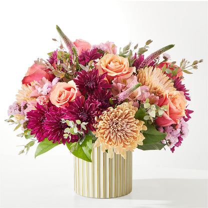 Berry Cobbler Bouquet with Ivory Vase –  Netcong Village Florist, Netcong NJ