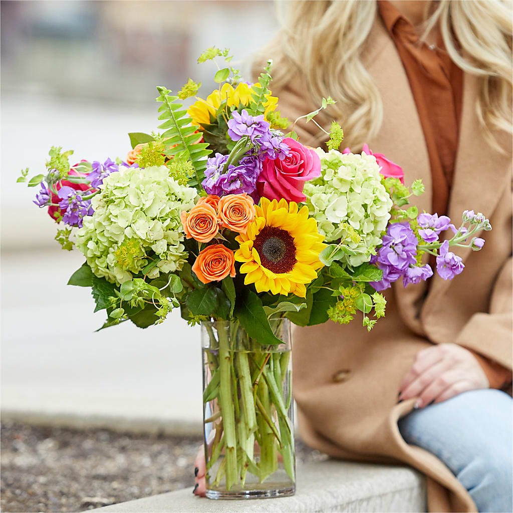 Vibrant Greetings Bouquet –  Netcong Village Florist, Netcong NJ