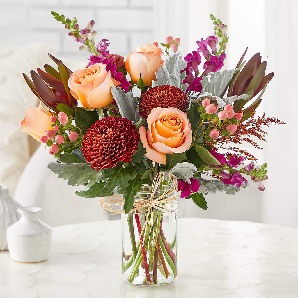 Moody Hues Bouquet –  Netcong Village Florist, Netcong NJ