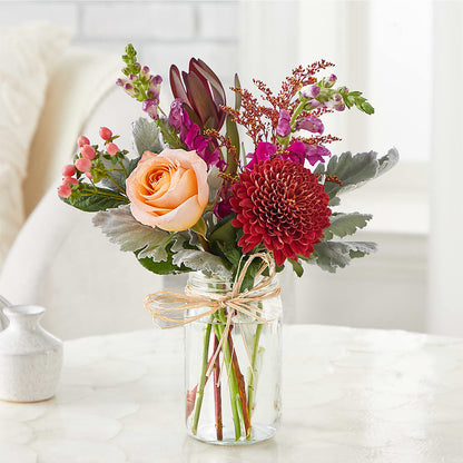 Moody Hues Bouquet –  Netcong Village Florist, Netcong NJ