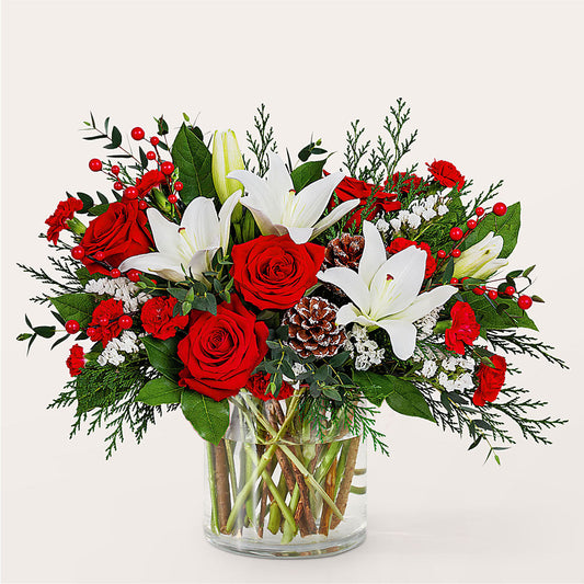 Best in Snow Bouquet –  Netcong Village Florist, Netcong NJ