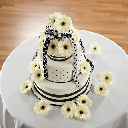 Simple Sophistication Cake Décor –  Netcong Village Florist, Netcong NJ