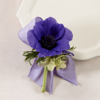 Purple Passion Boutonniere –  Netcong Village Florist, Netcong NJ